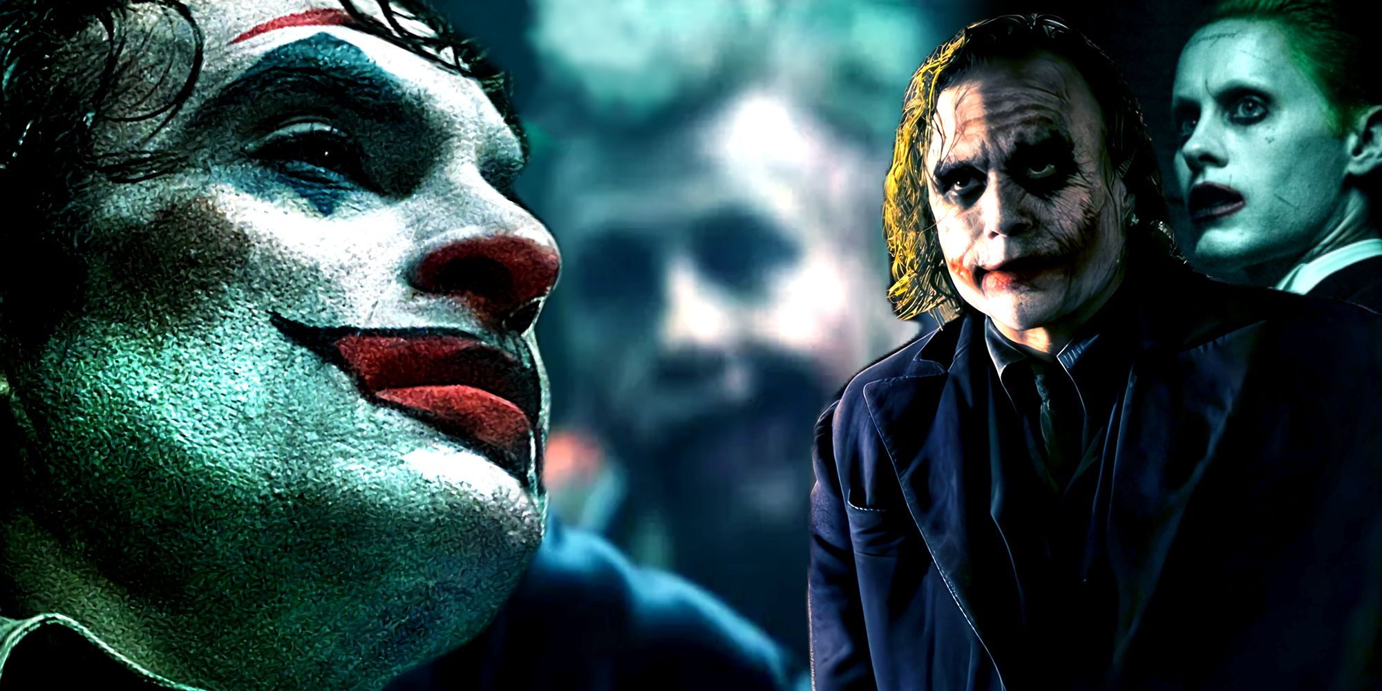 Joker Actors in Live-Action Movies Joaquin Phoenix, Heath Ledger, Barry Keoghan, and Jared Leto