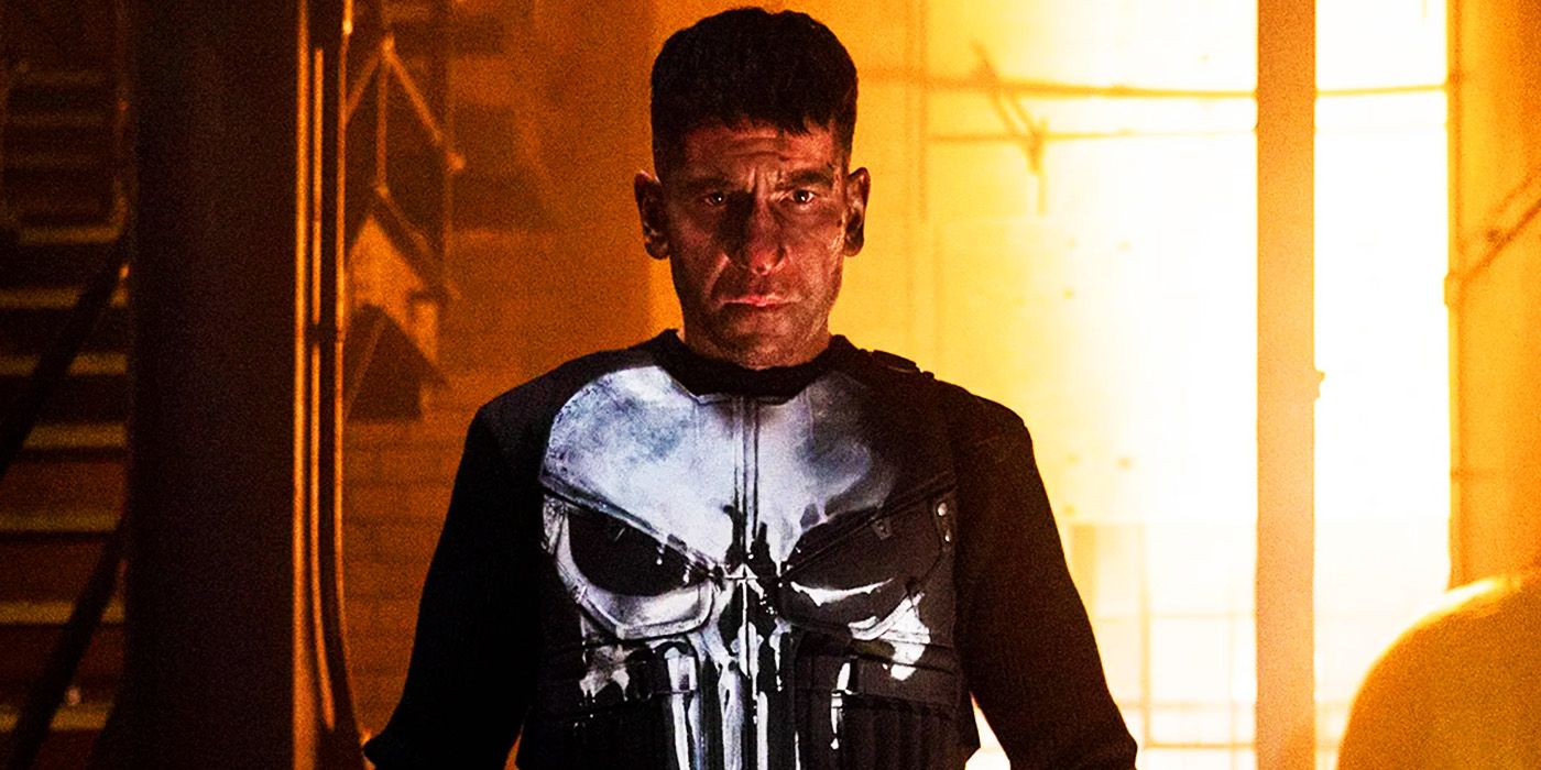 Jon Bernthal as the Punisher in costume in the MCU