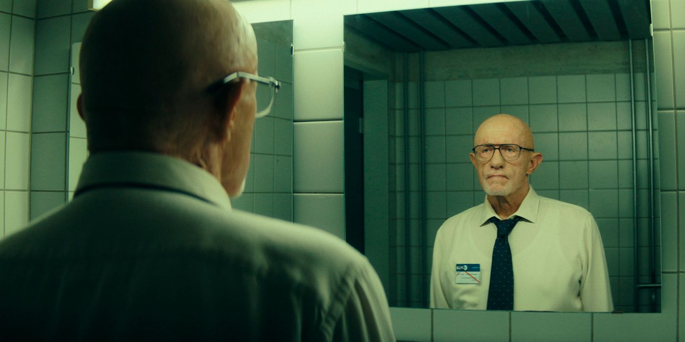 Jonathan Banks As Henry Looking At Himself In The Mirror In Constellation