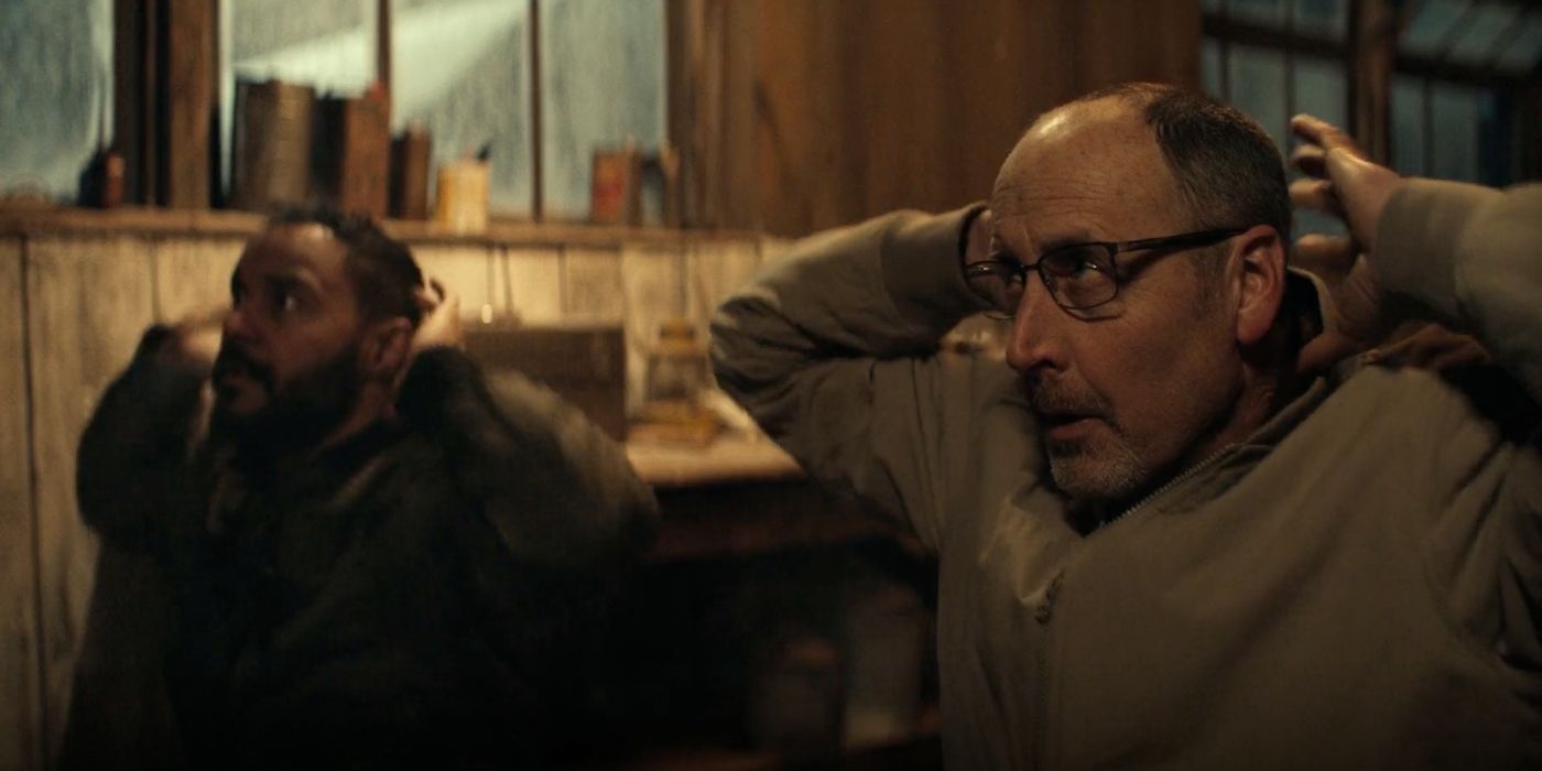 Jonathan Higgins as Little Wing engineer Johnson in Reacher season 2 finale