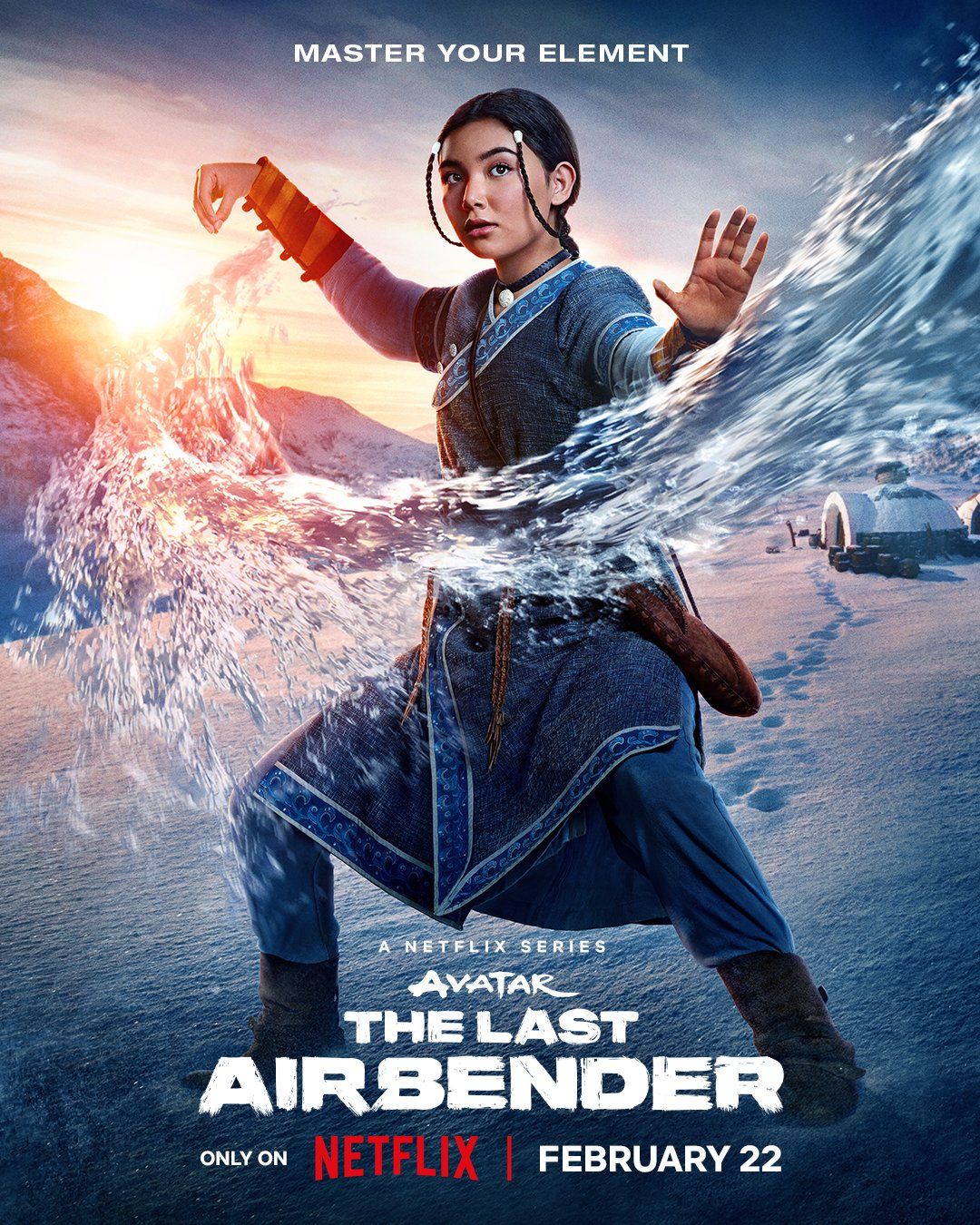 Netflix hat neue Poster zur kommenden LiveActionAdaption von "Avatar