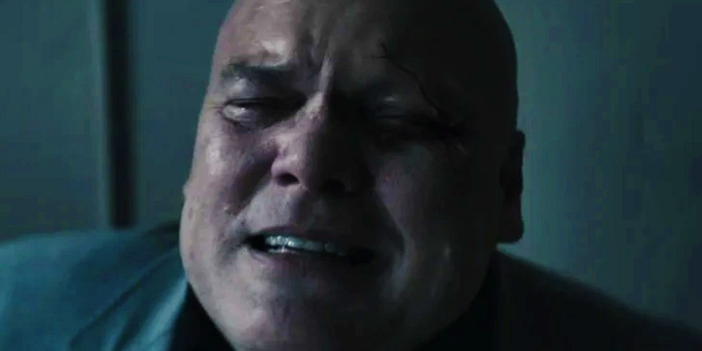 Kingpin crying in Echo's finale