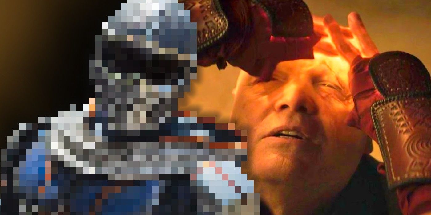 Echo using her powers on Kingpin with Taskmaster overlaid