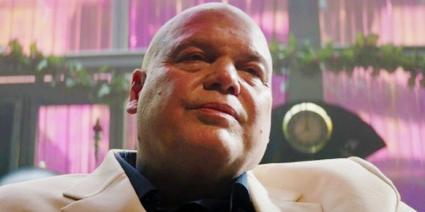 Kingpin speaking to Eleanor Bishop in Hawkeye episode 6