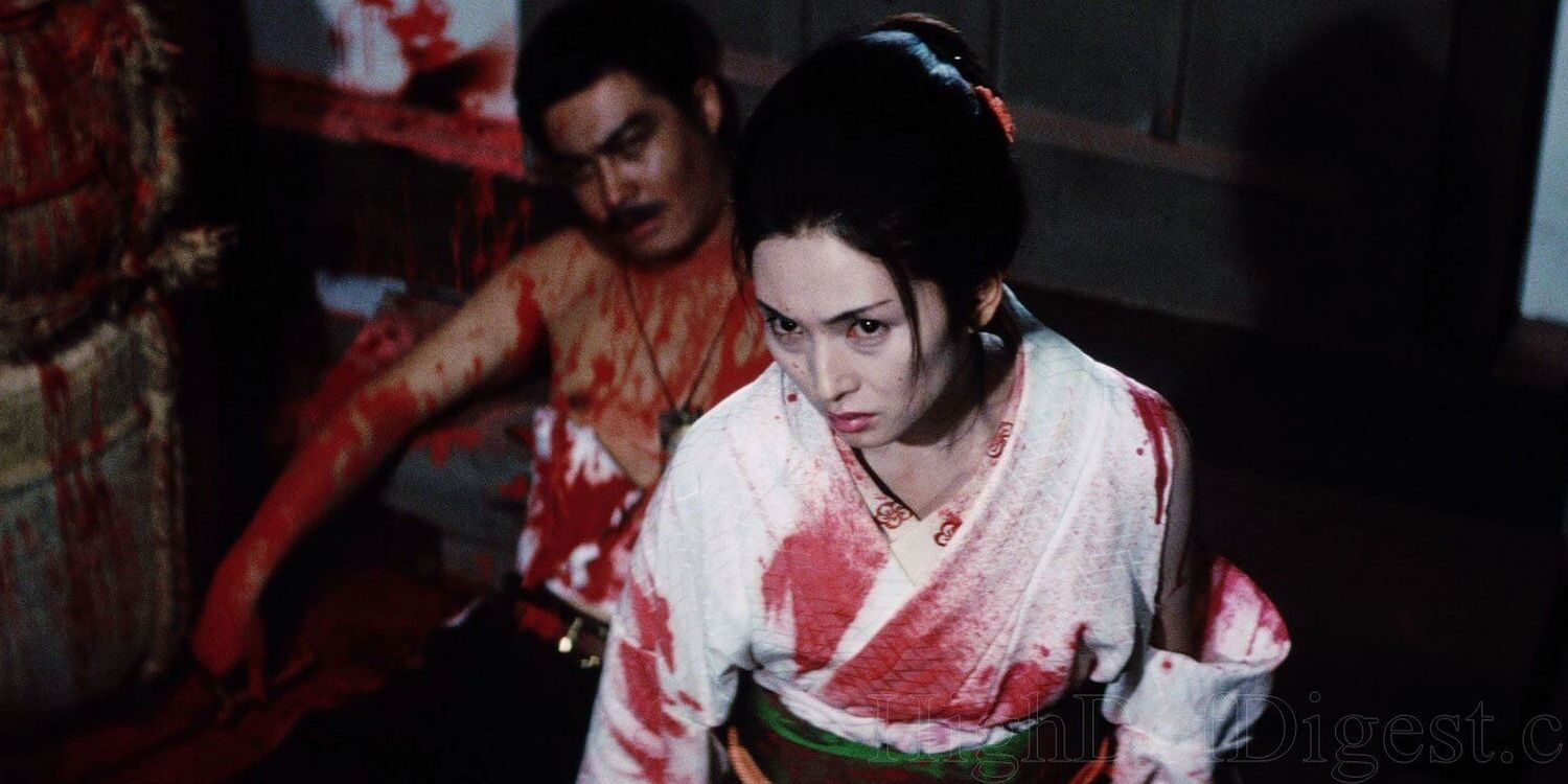 Meiko Kaji as Yuki Kashima in Lady Snowblood 1973