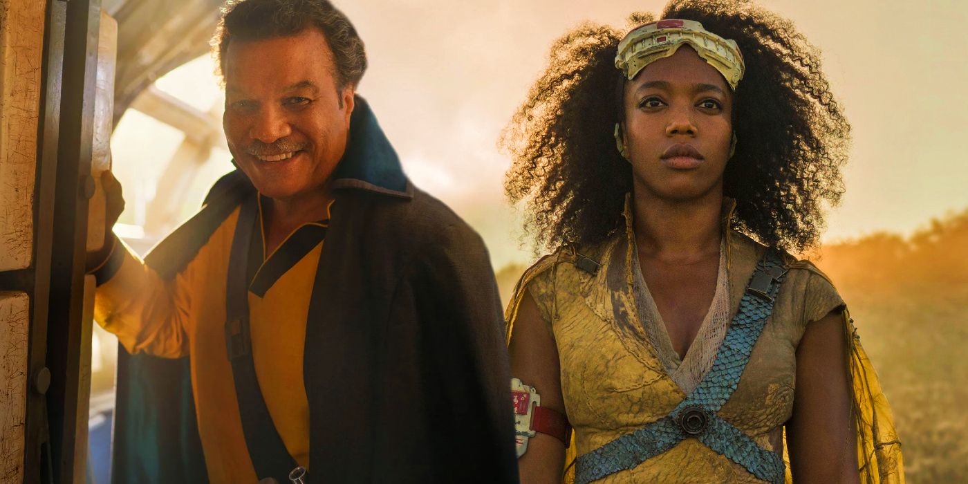 Lando and Jannah stand side-by-side in Star Wars: The Rise of Skywalker