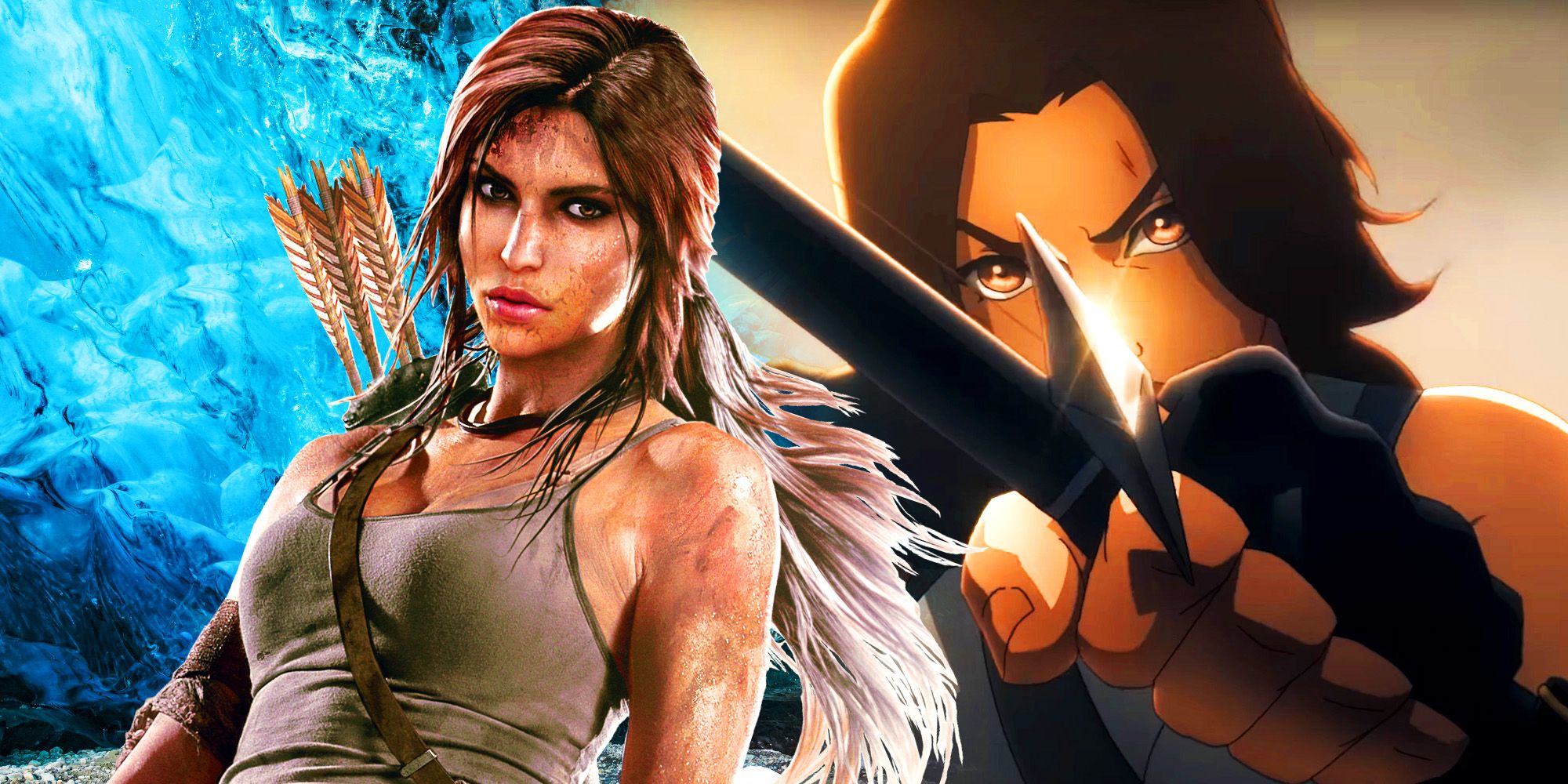 Lara Croft from the Tomb Raider video game series and from the animated show