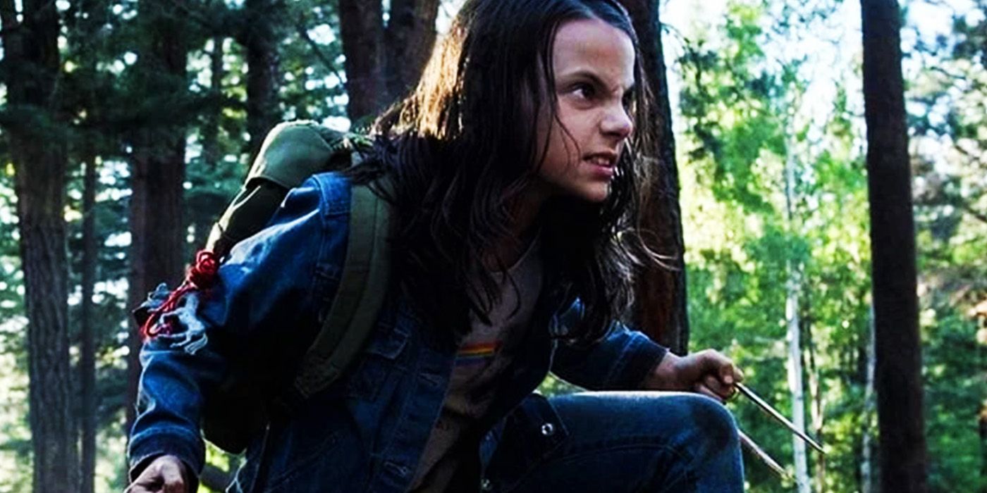 Laura's X-23 with adamantium claws in Logan