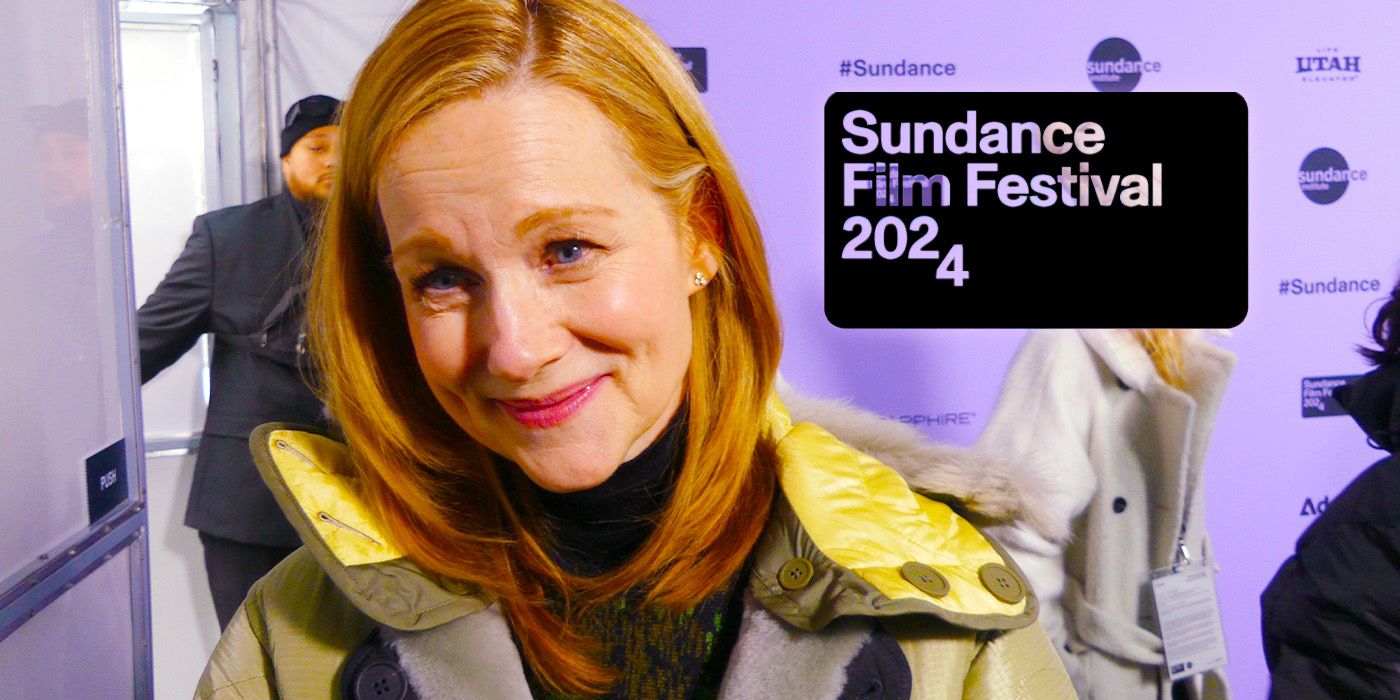 Edited image of Laura Linney at the Sundance premiere of Suncoast