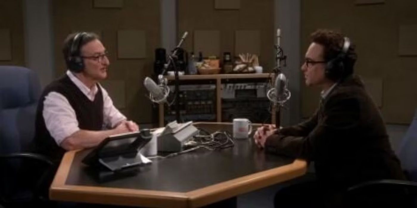 Leonard on the radio in the Big Bang Theory