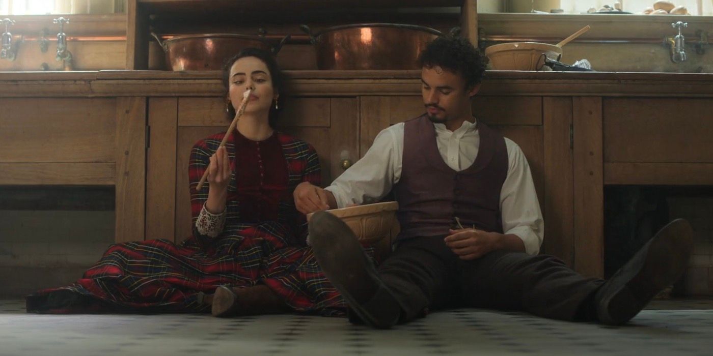 Lizzy and Guy sitting on the floor together