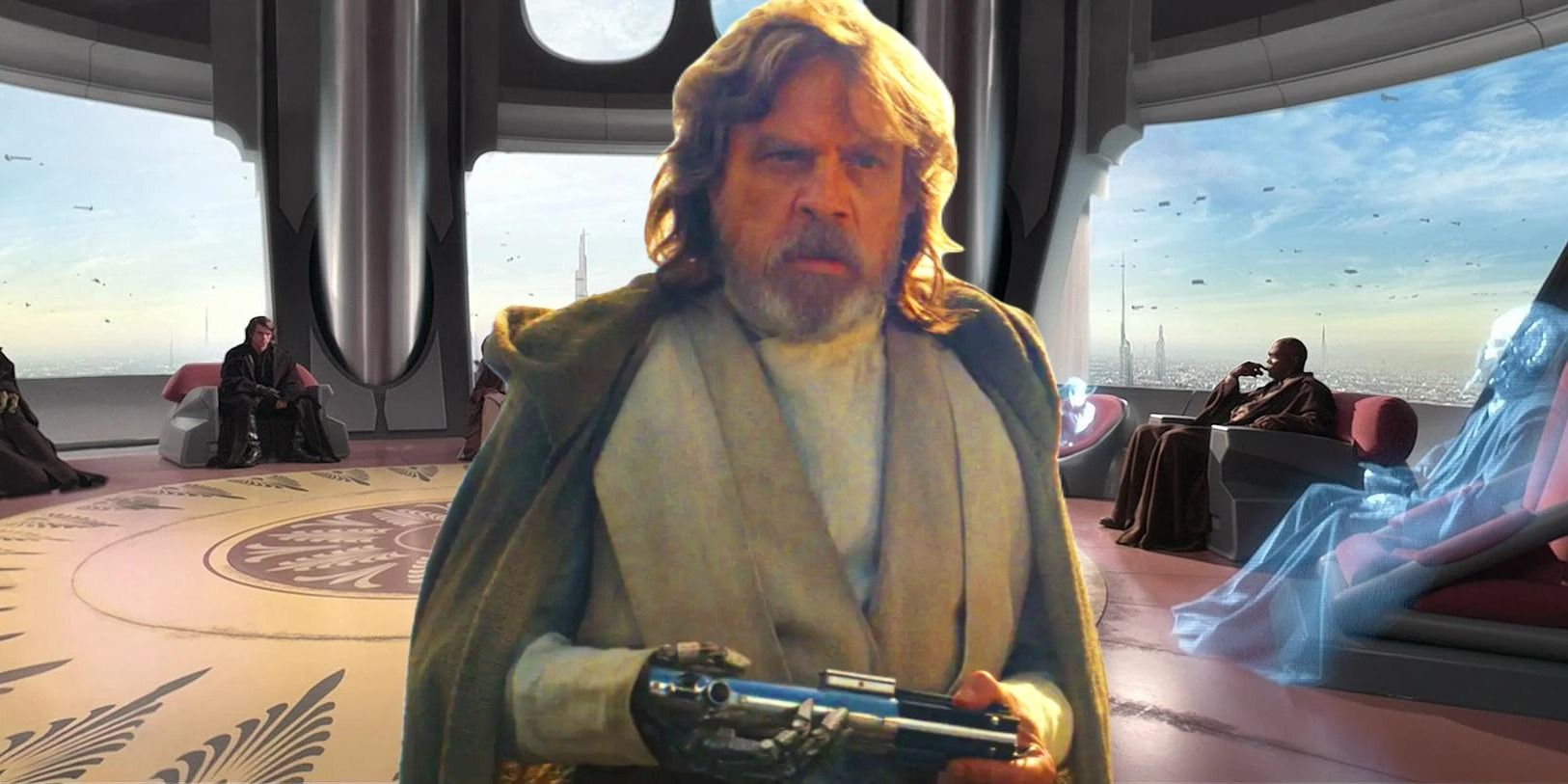 Luke with Jedi Council