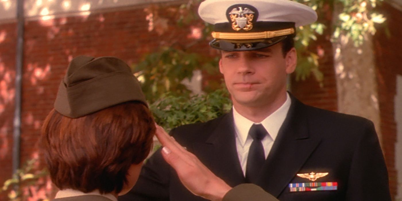 Mac and Harm in JAG season 3.