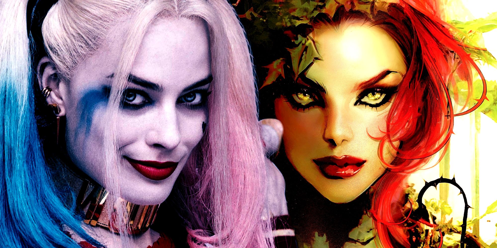 Margot Robbie's Harley Quinn and Poison Ivy in DC Comics