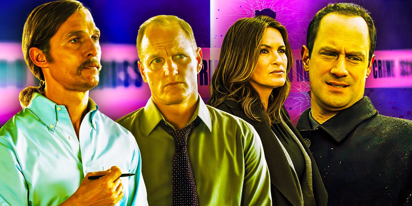 Mariska-Hargitay-as-Detective-Olivia-Benson-&-Christopher-Meloni-as-Detective-Elliot-Stabler-from-Law-&-Order-SVU-&-Matthew-McConaughey-as-Detective-Rust-Cohle-&-Woody-Harrelson-as-Detective-Marty-Hart-from-true-de