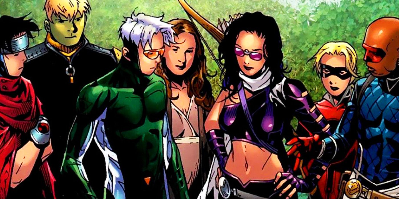 Marvel Comics' Young Avengers in costume