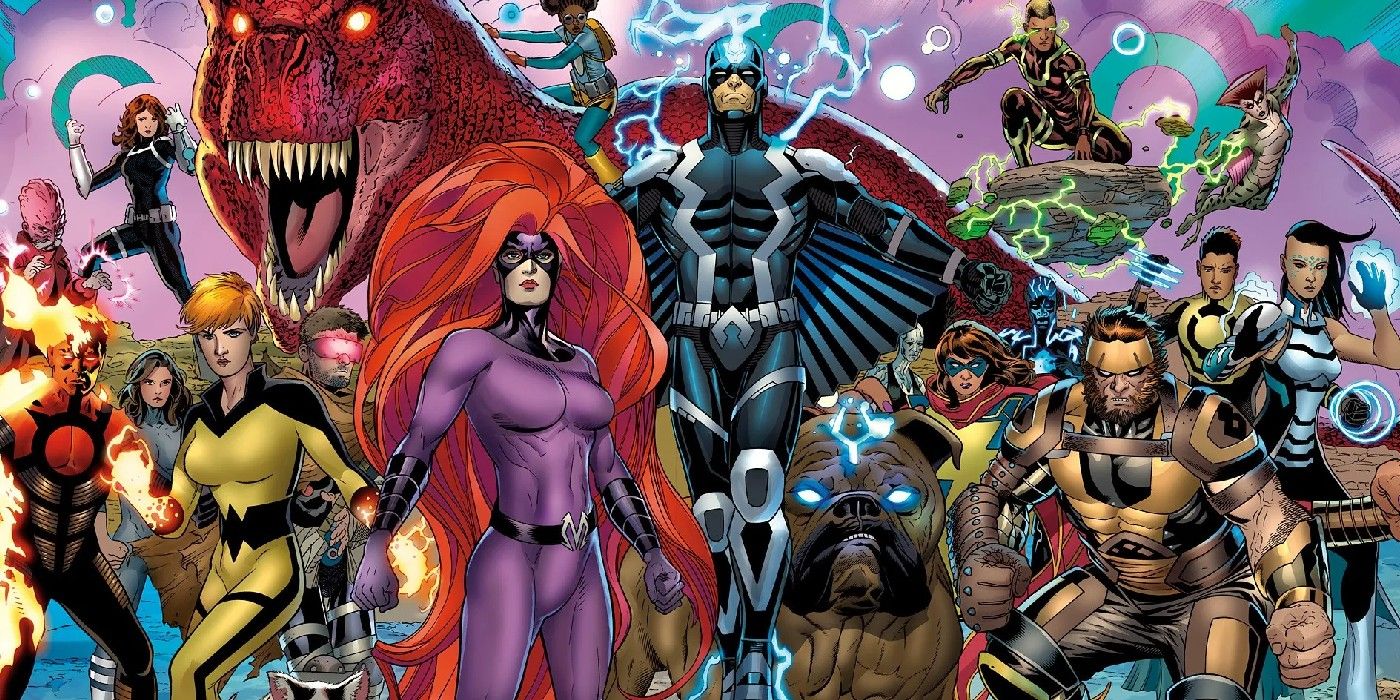 INHUMANOS DA MARVEL LED POR BLACK BOLT