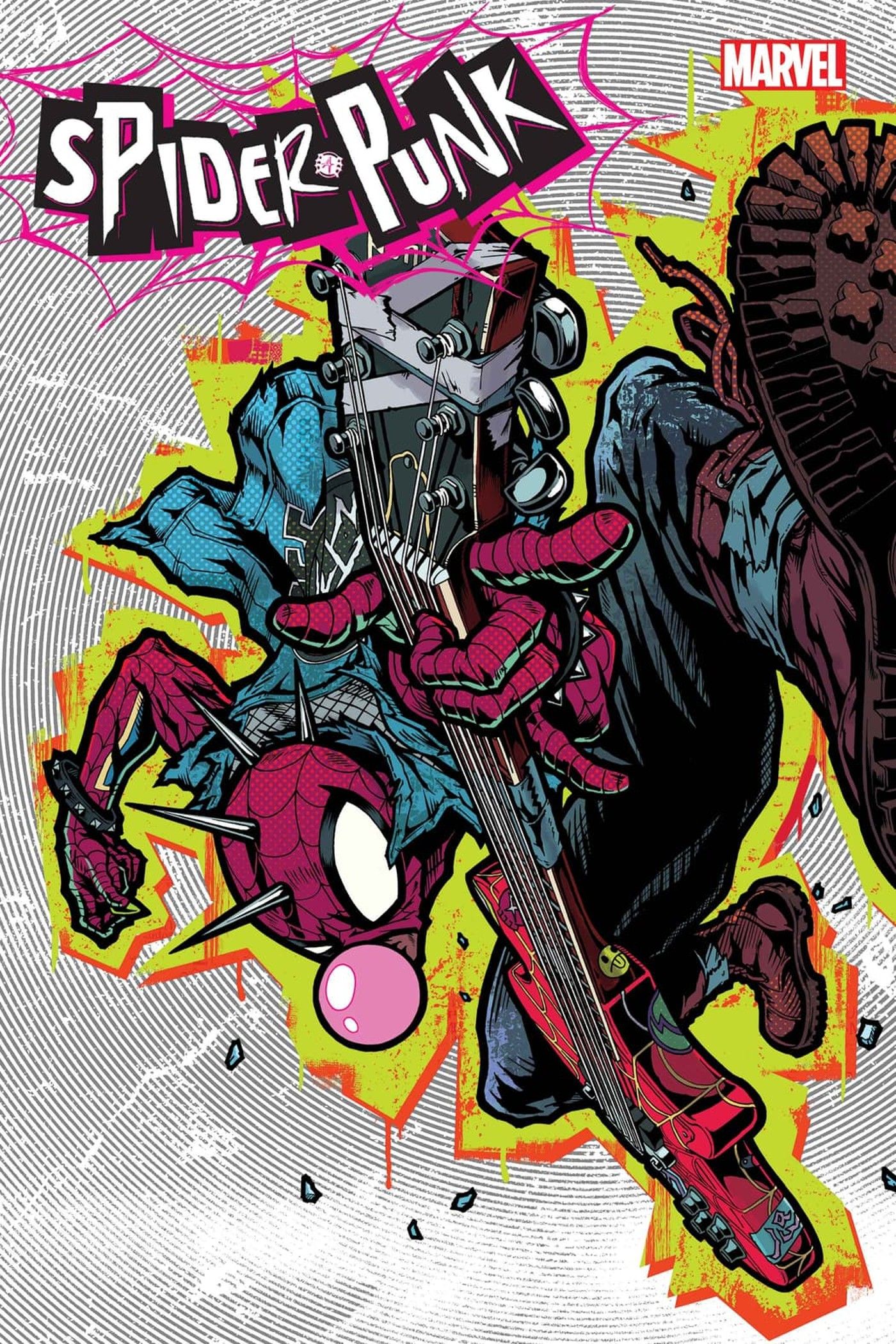 marvel spider-punk arms race cover art