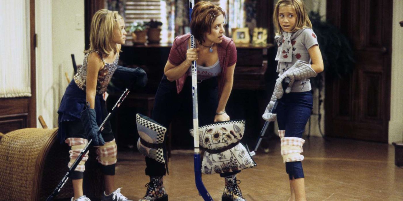 Mary-Kate and Ashley with Carrie in Two of a Kind