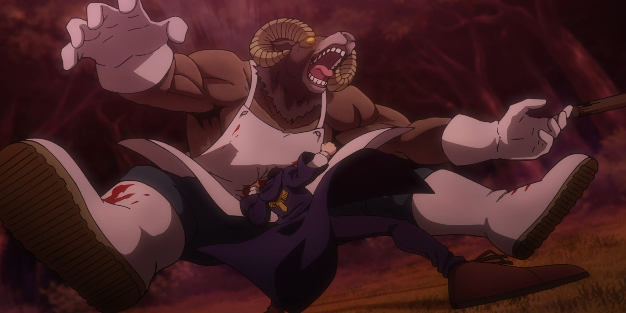 Mash punching a Deadervant