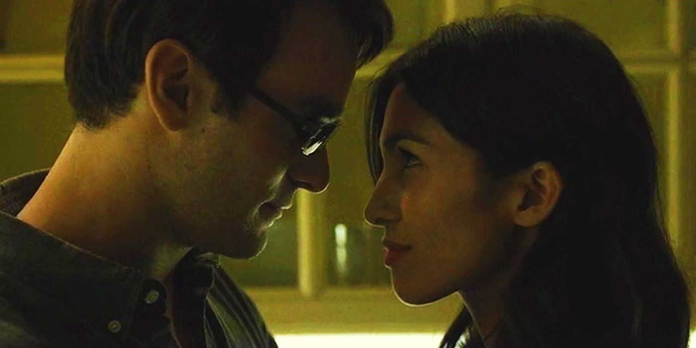 Matt Murdock e Elektra Natchios como jovens adultos