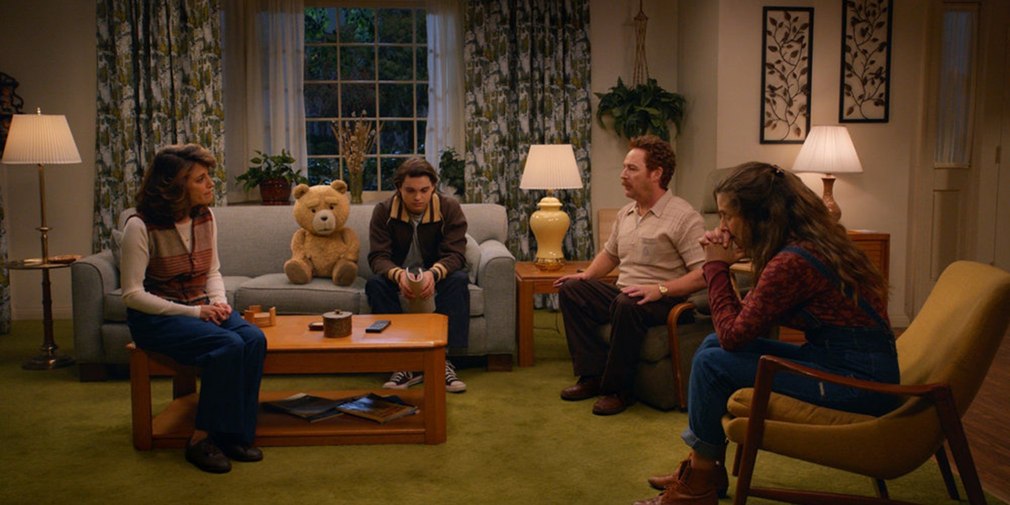 Matty confesses his secret to the family in Ted