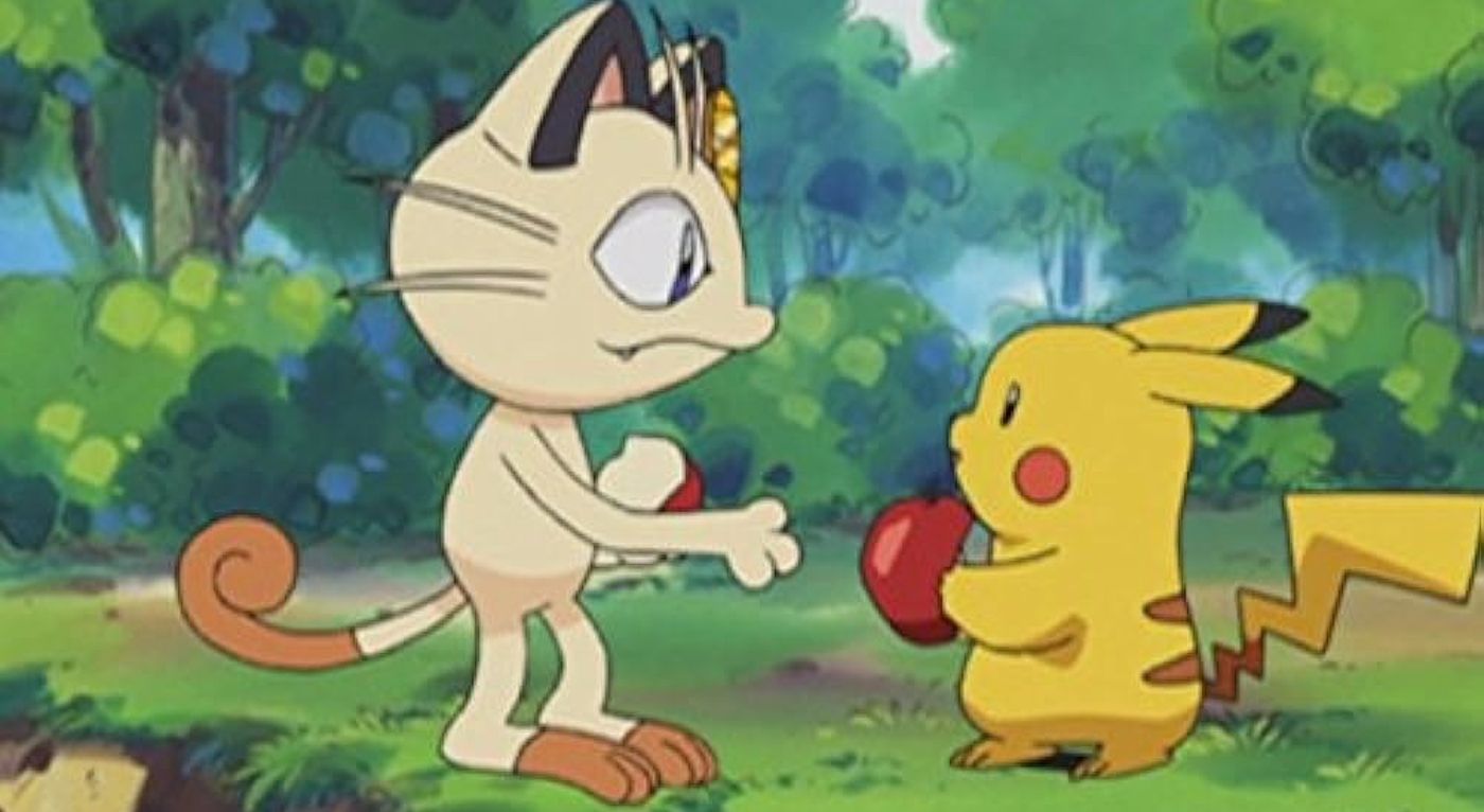 Meowth and Pikachu in &ldquo;A Scare to Remember&rdquo;
