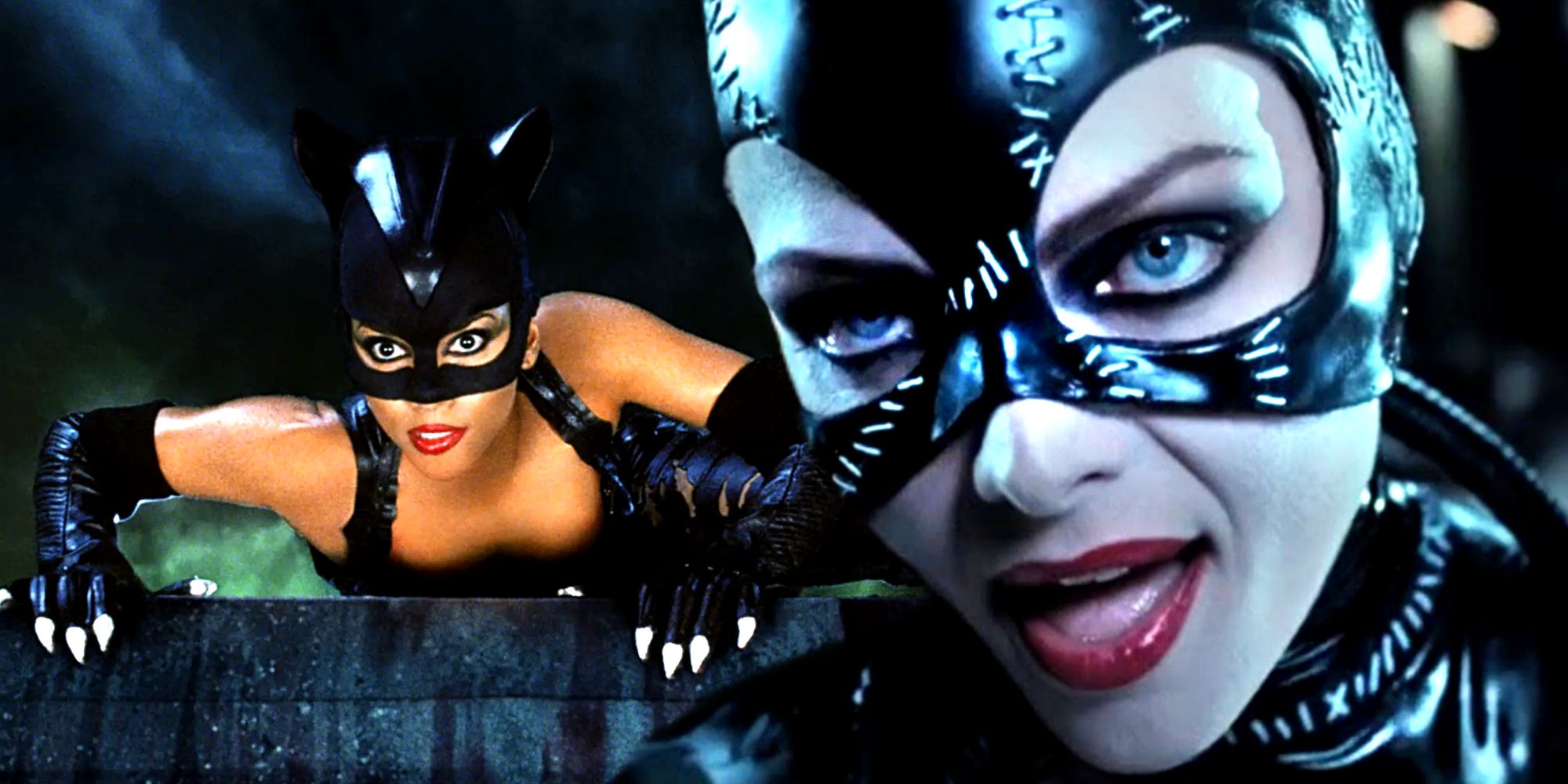 Michelle Pfeiffer's Catwoman in Batman Returns and Halle Berry's Catwoman Movie