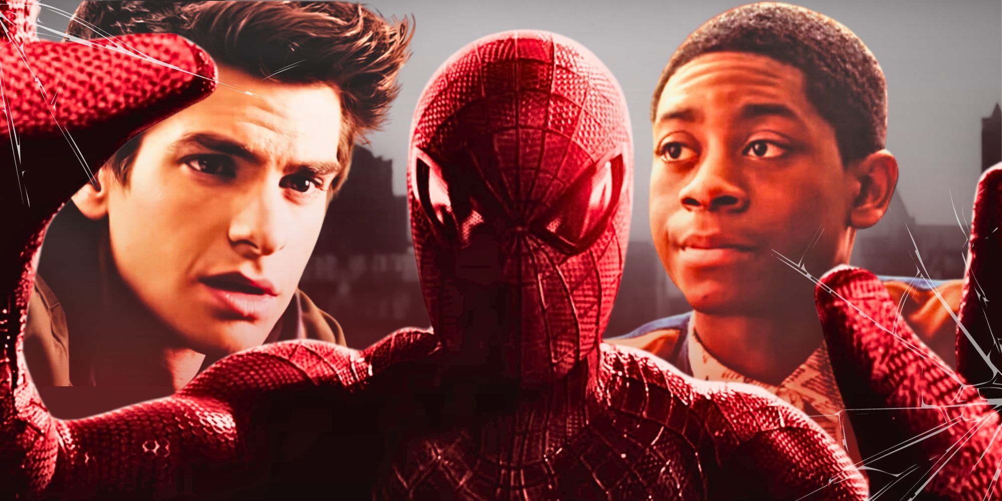 R.J. Kyler as Miles Morales and Andrew Garfield as Peter Parker in Spider-Man fan trailer