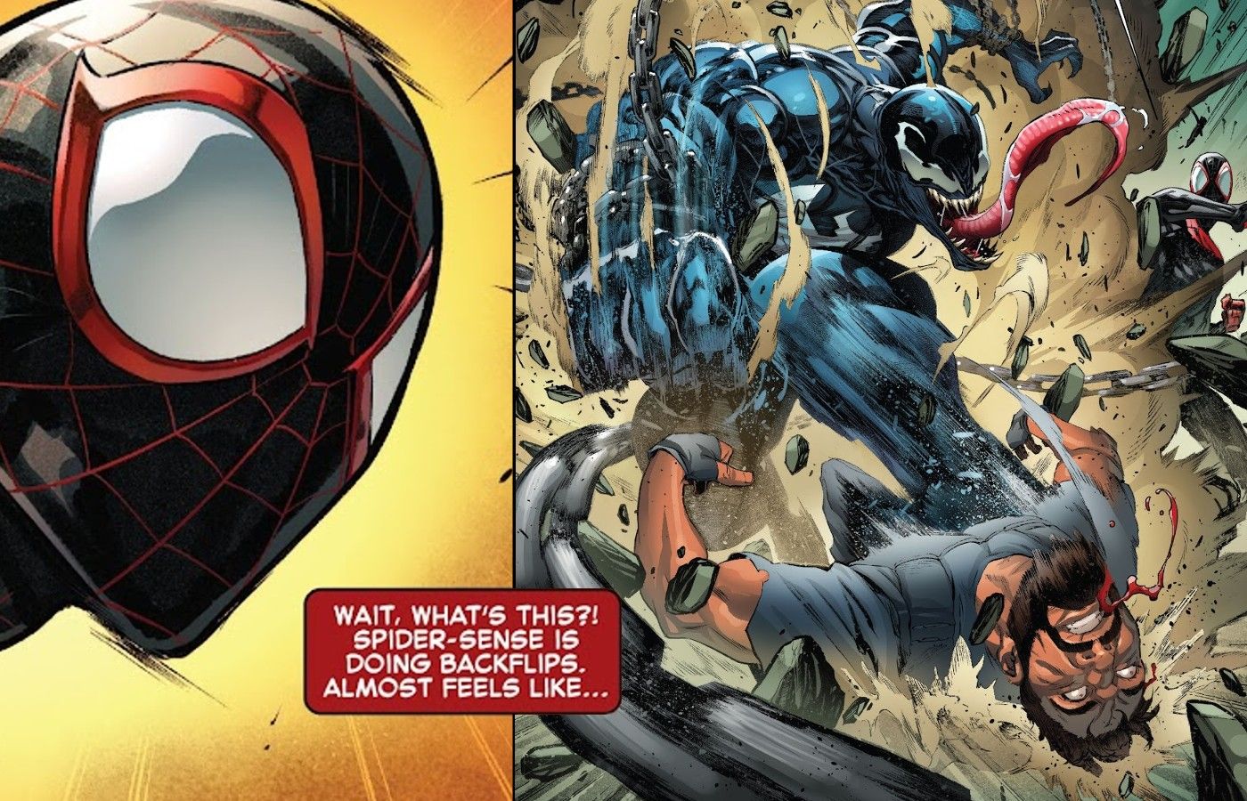 Miles Morales' New Power Lets Him Beat Venom with His Eyes Closed