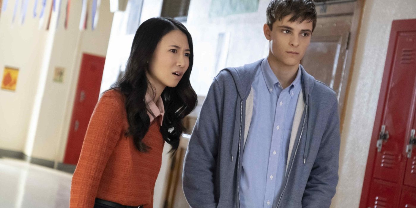 Brett (Corey Fogelmanis) walking the school halls in Into the Dark