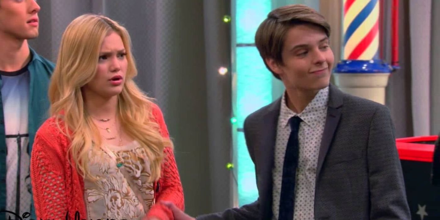 Stevie (Corey Fogelmanis) grins in I Didn&rsquo;t Do It