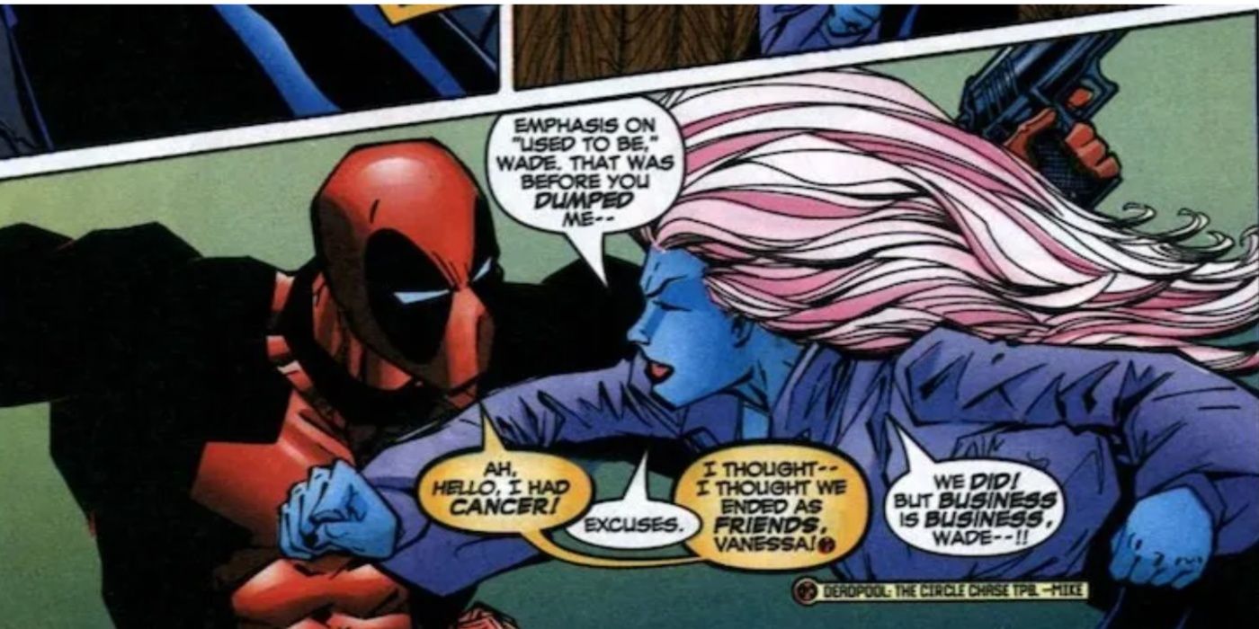 Deadpool and Copycat comics.