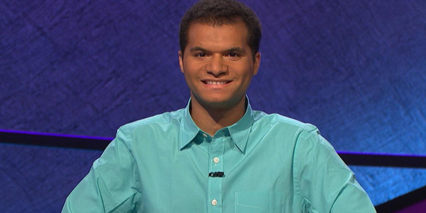 Matt Jackson sorrindo em Jeopardy