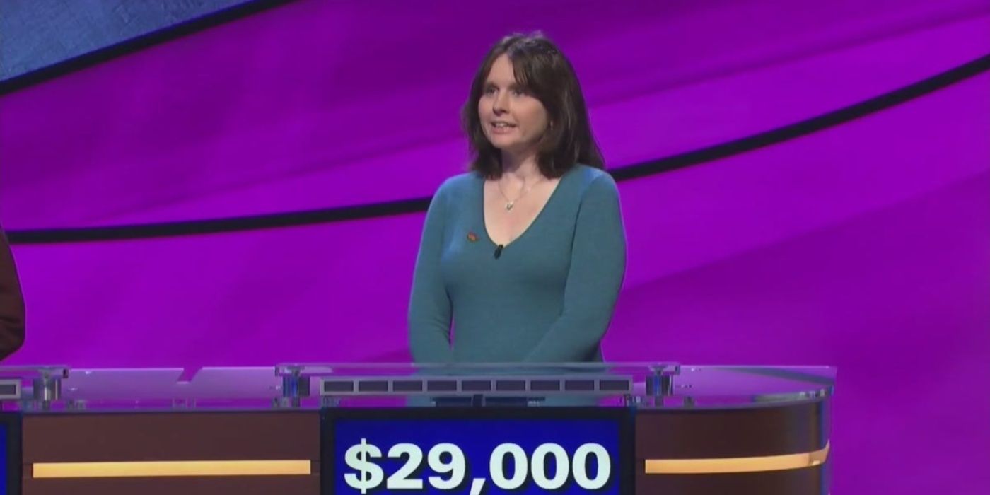 Lisa Kelly sorrindo no Jeopardy