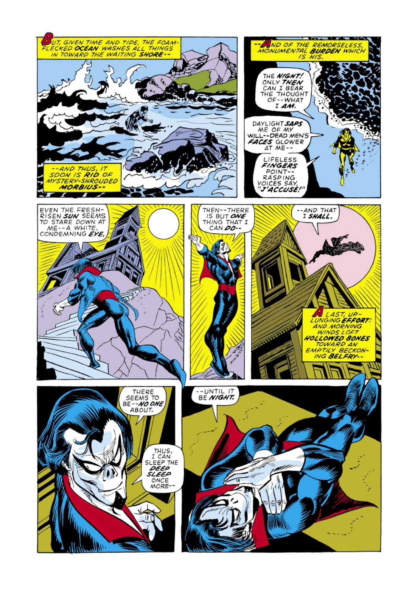 Incrível Homem-Aranha #101, Morbius, o Vampiro Vivo, chega e tem que se esconder do sol