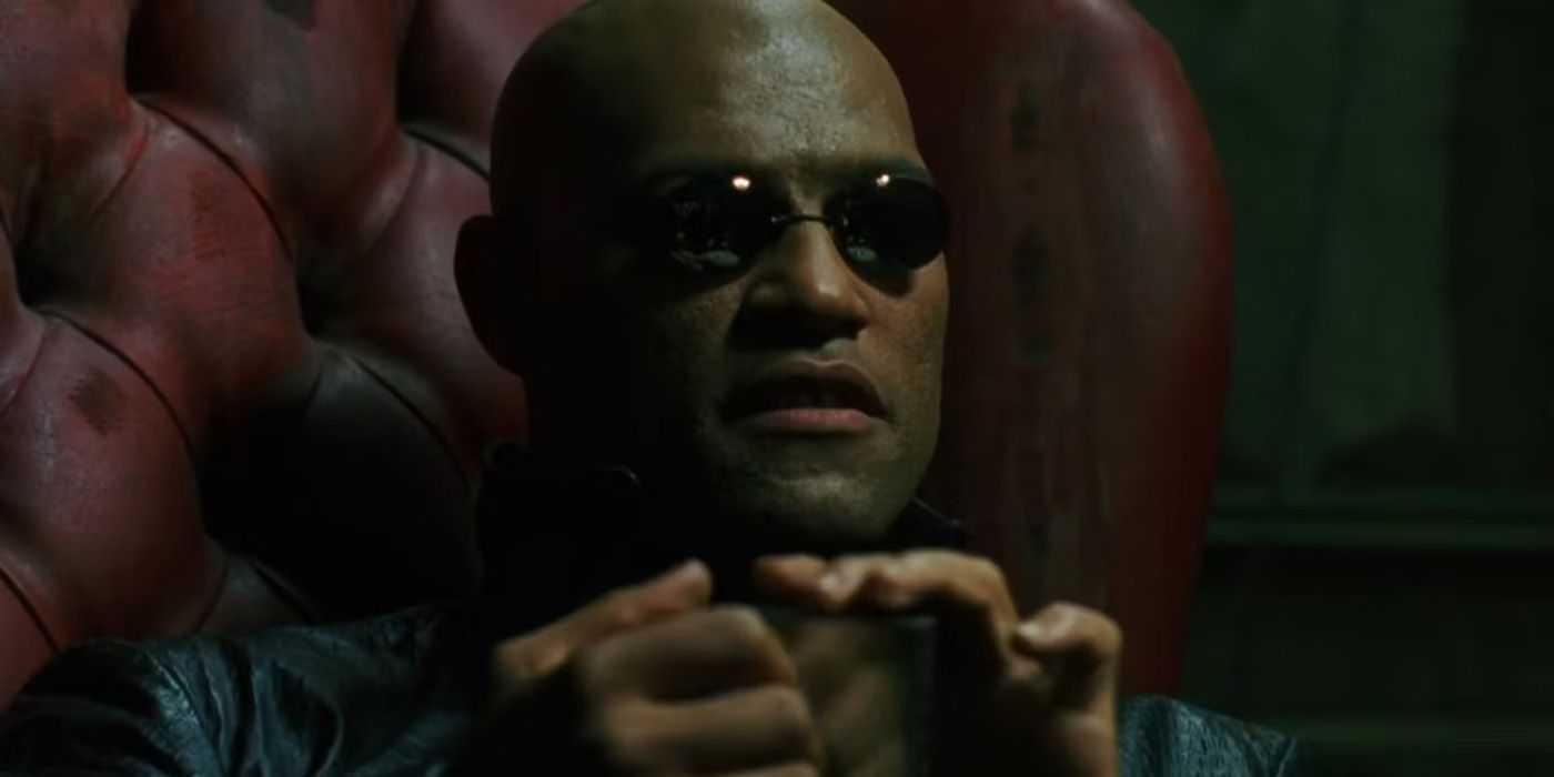 Morpheus offers Neo an option in The Matrix