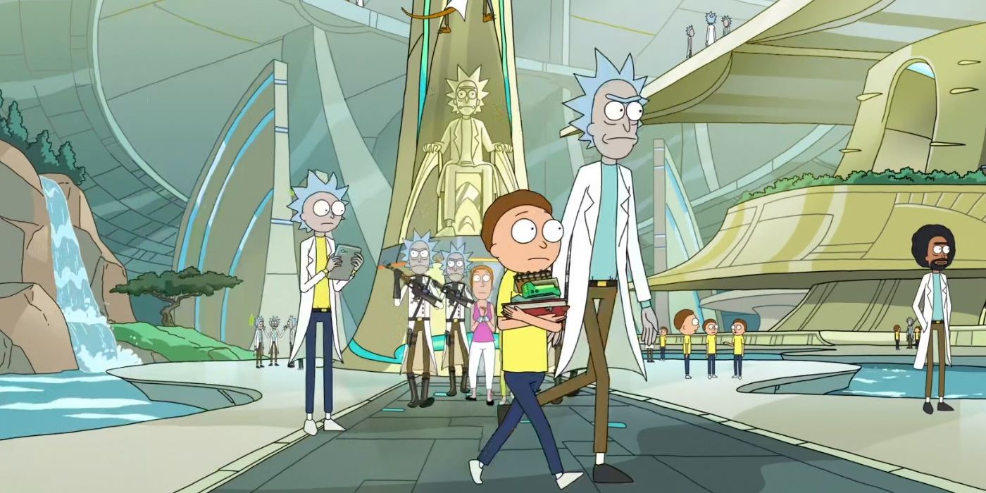 Morty Rick hybrid in Rick and Morty