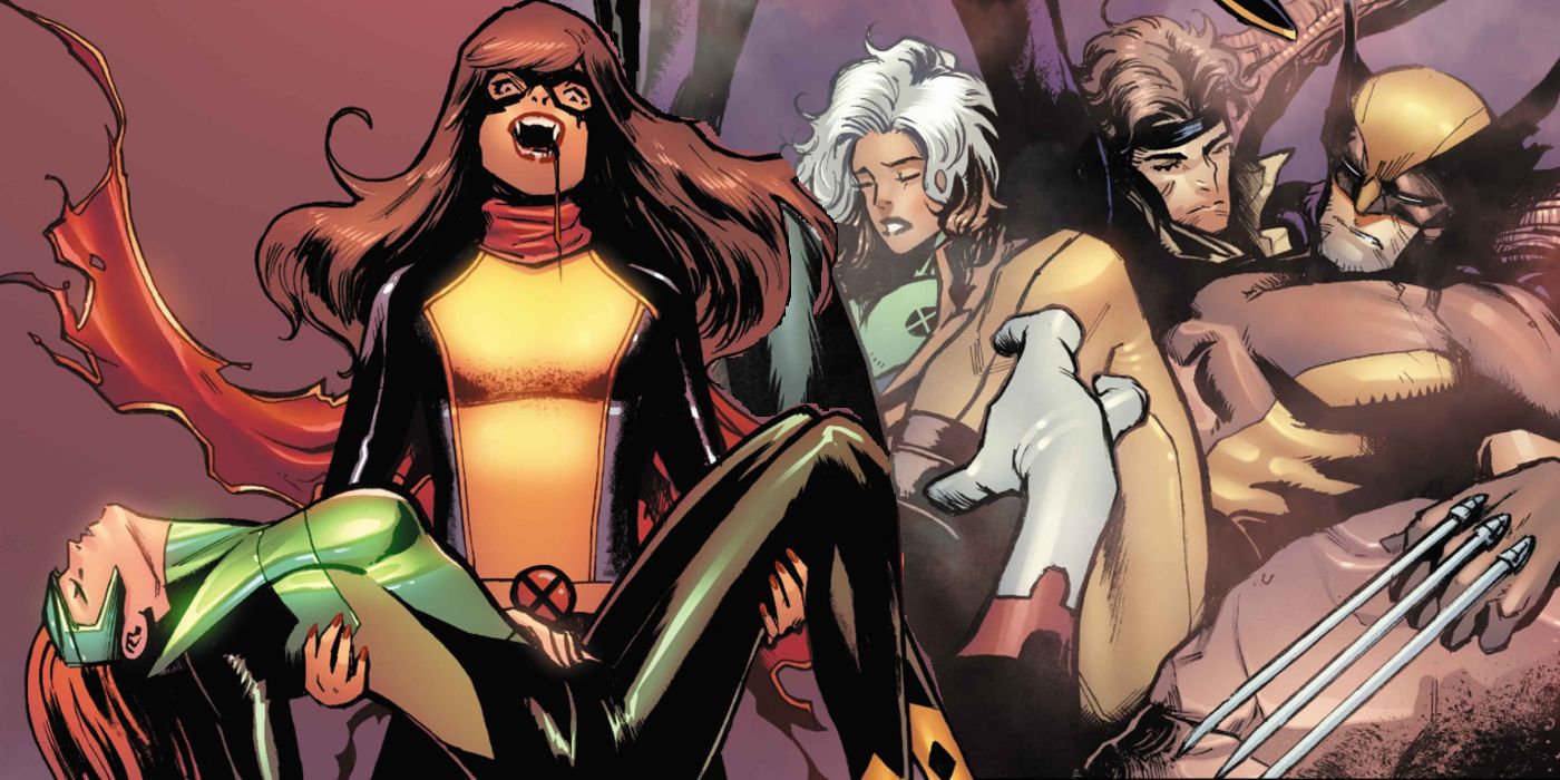 Ms. Marvel Slaughters the X-Men as a Vampire
