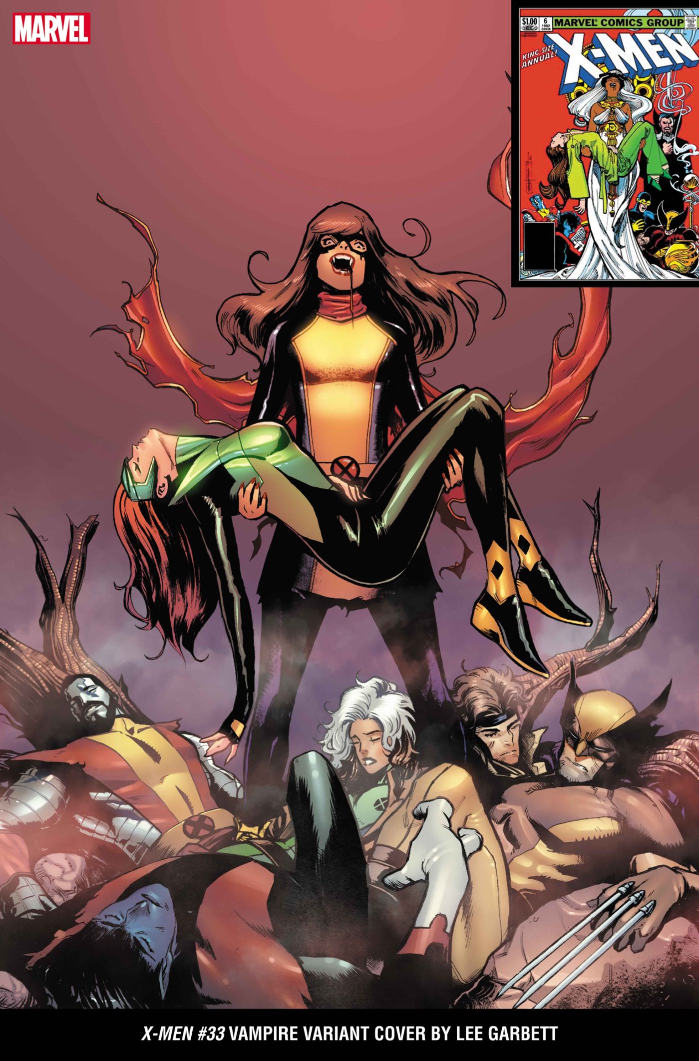 Ms. Marvel Slaughters Her New X-Men Family in Epic Vampire Transformation