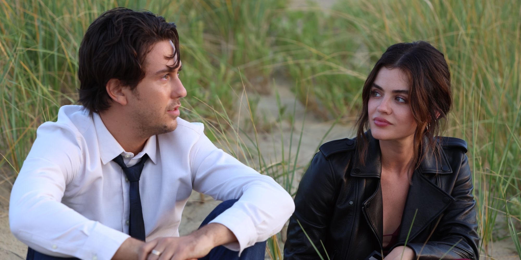Nat Wolff and Lucy Hale talk about their romantic history in Which Brings Me To You