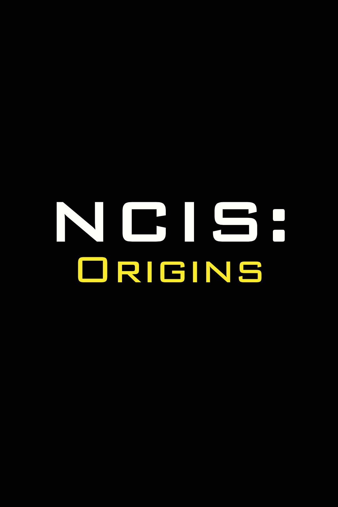 Pôster com logotipo temporário do NCIS Origins