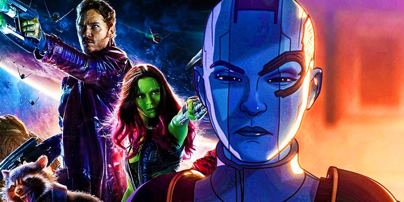 Nebula in What If…? season 2 with the Guardians of the Galaxy