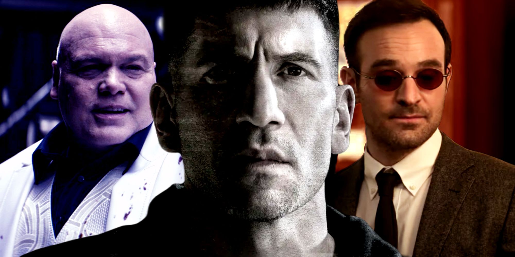 Netflix The Punisher with Daredevil and Kingpin in the MCU