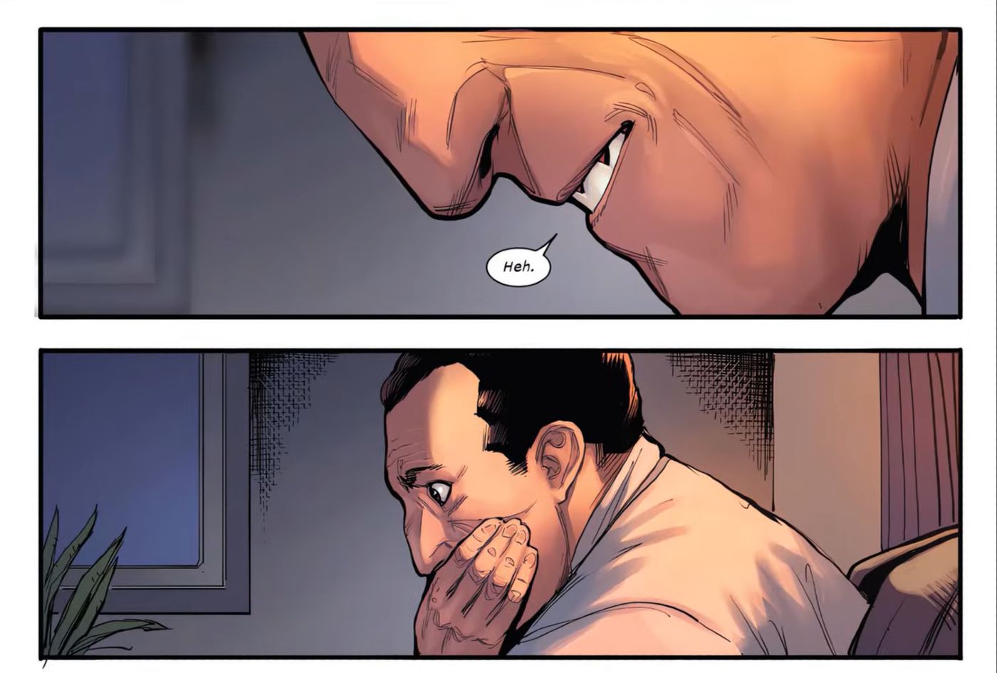 Norman Lets Out a Goblin Laugh