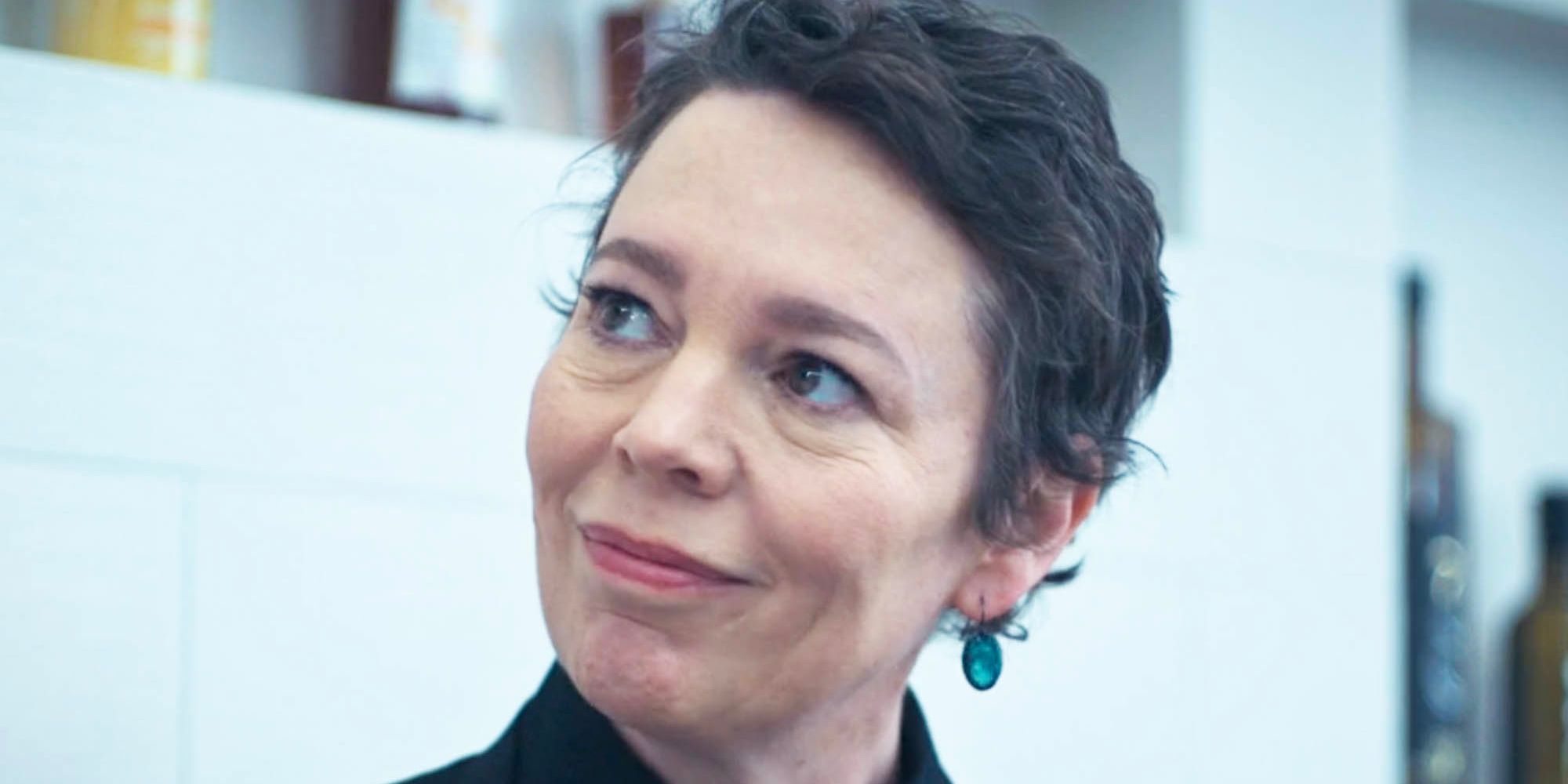 Chef Terry (Olivia Colman) in The Bear season 2 with her head tilted.