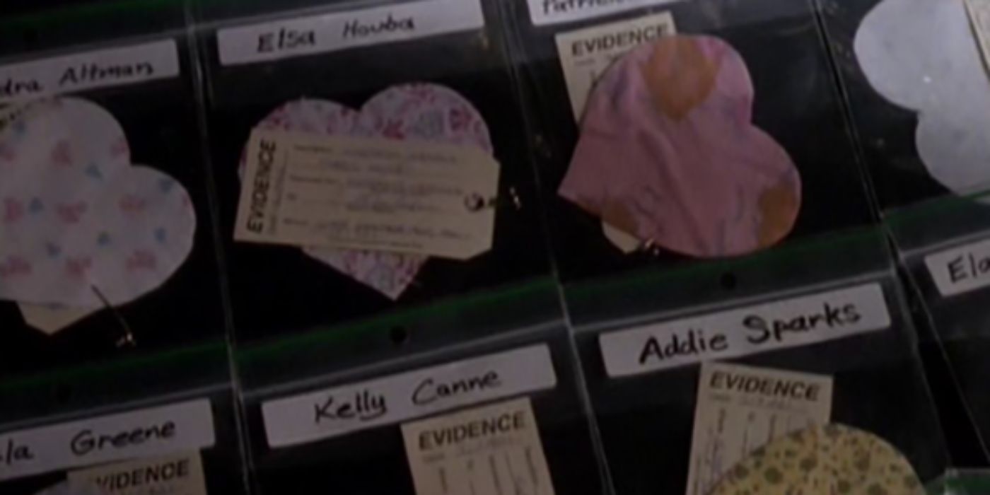 Paper hearts from The X-files