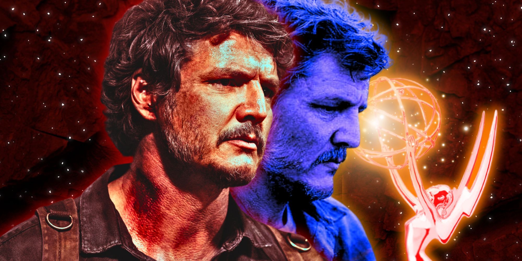 Pedro Pascal as Joel in The Last Of Us and Emmy awards