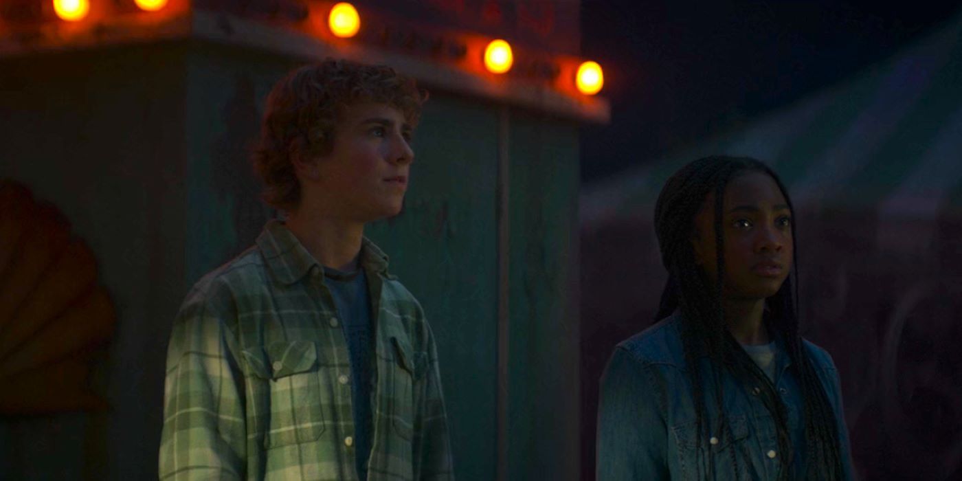 Percy and Annabeth in Waterland waterpark Percy Jackson episode 5