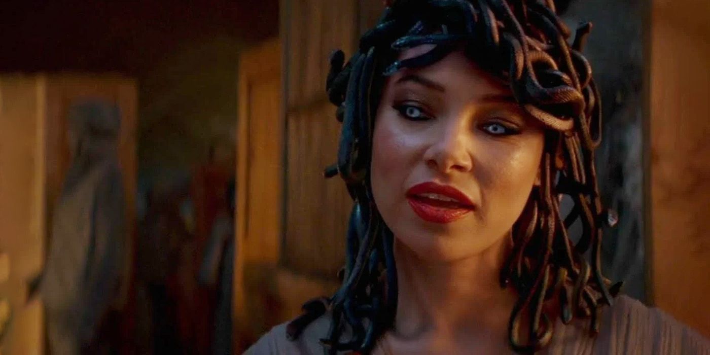 Jessica Parker Kennedy as Medusa in Percy Jackson show